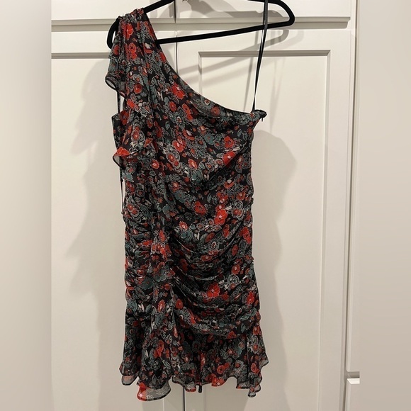 Veronica Beard Ballard Silk One Shoulder Ruffle Dress. EUC! - Picture 11 of 13